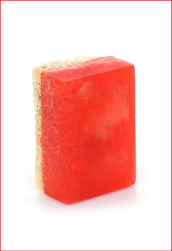 Pumpkin fiber soap (Rose)