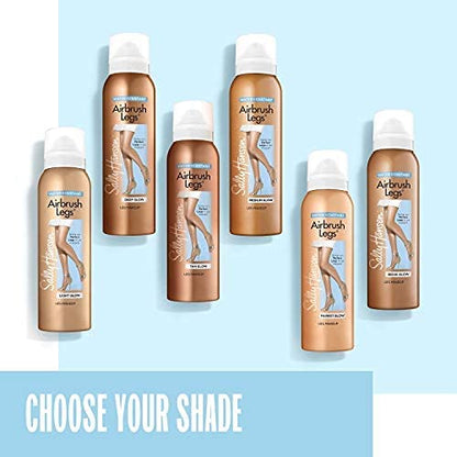 Sally Hansen Airbrush Legs, Leg Spray-On Makeup, Medium Glow 4.4 Oz