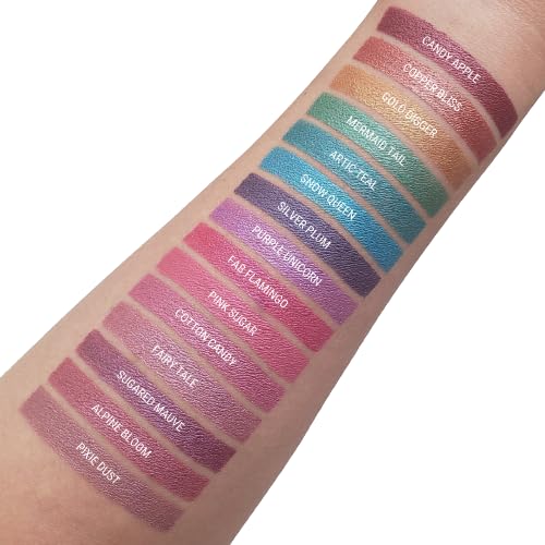 Aromi Copper Metallic Liquid Lipstick | Bronze Lip Color with Shimmery Finish, Long-lasting, Waterproof, Vegan, Cruelty-free, Handmade (Copper Bliss)