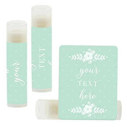 Andaz Press Personalized Lip Balm Party Green,