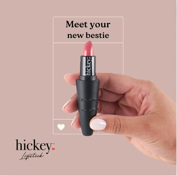 Hickey Lipstick Birthday Suit Best Nude Lipstick - REFILL - Moisturizing And Long Lasting Lipstick for Women - Gluten Free, Vegan And Organic Lipstick - Highly Pigmented Lipstick With Velvet Finish