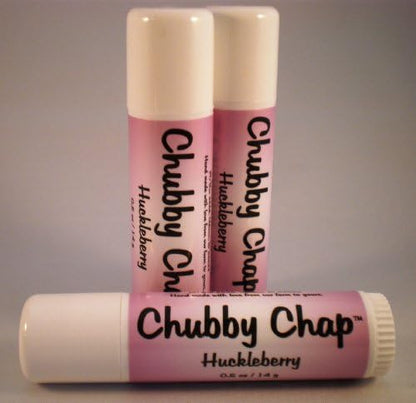 Three (3x) Large Jumbo Chapstick Natural (Huckleberry)