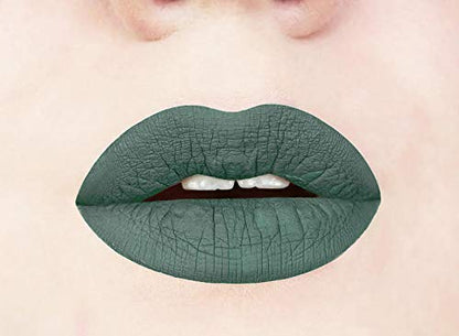 Aromi Olive Green Matte Liquid Lipstick | Sage Lip Color, Vegan, Cruelty-free, Waterproof, Smudge and Smear Proof, Long-Lasting (Olive You)