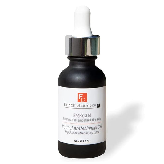 French Pharmacy RetRx 314 Professional Retinol Serum - Skin Renewing Facial Retinol - Anti-Aging Womens Face Serum - Increase Elasticity, Plumpness & Brightness - Pro-Retinol for All Skin Types - 1oz