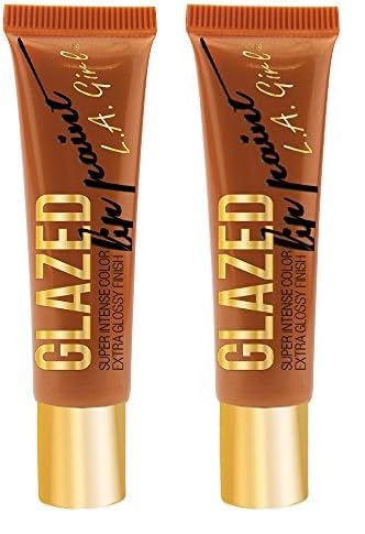 L.A. Girl Glazed Lip Paint, Gleam, 0.4 Ounce Girl