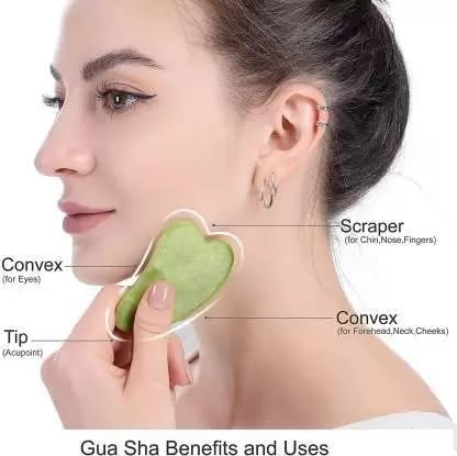 Green Jade Roller & Gua Sha Stimulating