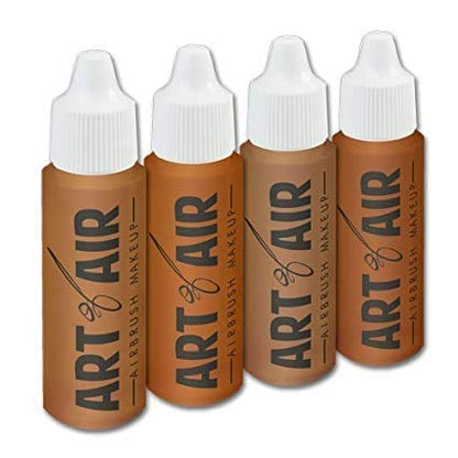 4pc TAN Complexion Professional Airbrush Cosmetic Makeup Set 2 oz