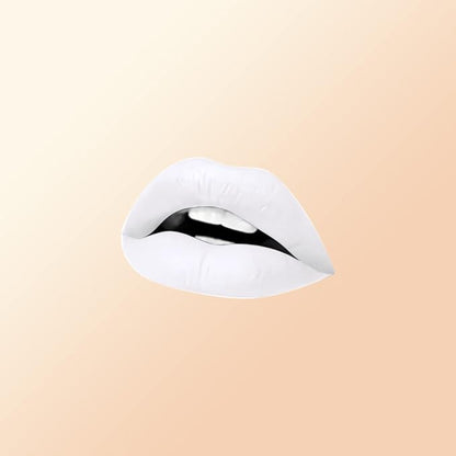 White Matte Liquid Lipstick, Long Lasting High Pigmented Lipstick, 5ml