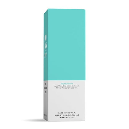 No Bad Stuff - Pure Hyaluronic Acid Serum For Face, Fine Lines & Wrinkles Serum, Suitable for All Skin Types, Skin Care for Women & Men, Gluten Free, Vegan, Travel Size, Unscented 1 FL Oz