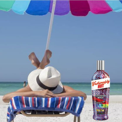Pro Tan Heated Natural Bronzer Oil, 8.45 Fl Oz, Brown