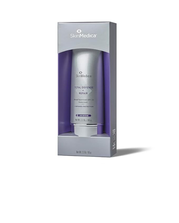 SkinMedica Total Defense + Repair SPF 34 Sunscreen for Face. This Lightweight, Facial Sunscreen is Ideal for Oily and/or Combination Skin, 2.3 Oz