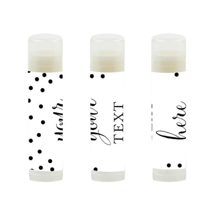Andaz Press Personalized Lip Balm Party Black