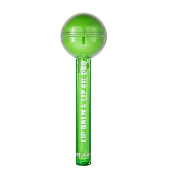 Tinted Lip Balm Lollipop Lip Gloss, (Green)
