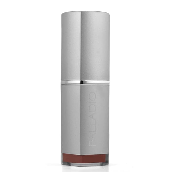 Palladio Herbal Lipstick, Rich Pigmented and Creamy Lipstick, Infused with Aloe Vera, Chamomile & Ginseng, Prevents Lips from Drying, Combats Fine Lines, Long Lasting Lipstick, Smokey Rose