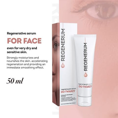 Face Regenerating Serum - Intensive Hydration and Nourishment for Dry and Sensitive Skin with SPF 15 Protection - 50ml