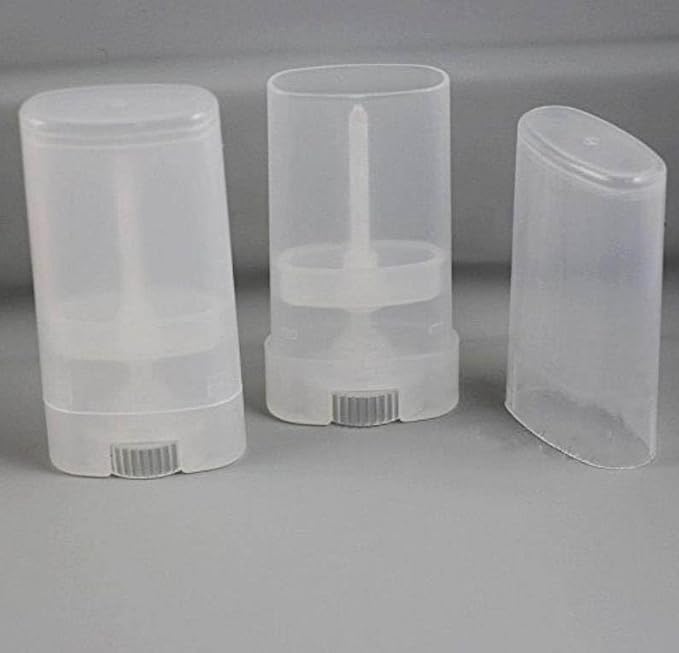 20PCS 15ml/0.5oz Empty Clear Plastic Oval