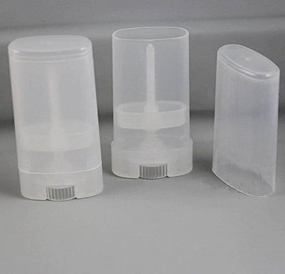 20PCS 15ml/0.5oz Empty Clear Plastic Oval
