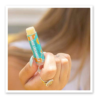 Crazy Rumors Orange Creamsicle Lip Balm. Plant-Based,