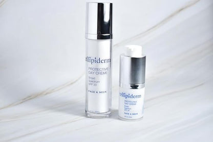 Trilipiderm Day Crème Mini .5oz, Broad Spectrum SPF 30 Protection and Anti-Aging Hyaluronic Acid On the Go All day, Travel Size
