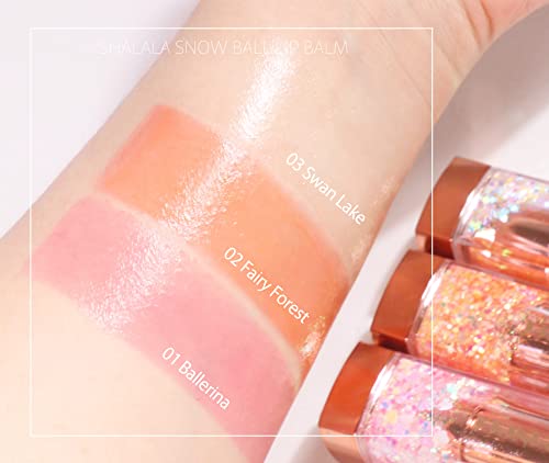 Sparkle Cute Lip Balm, Color Changing, Ballerina