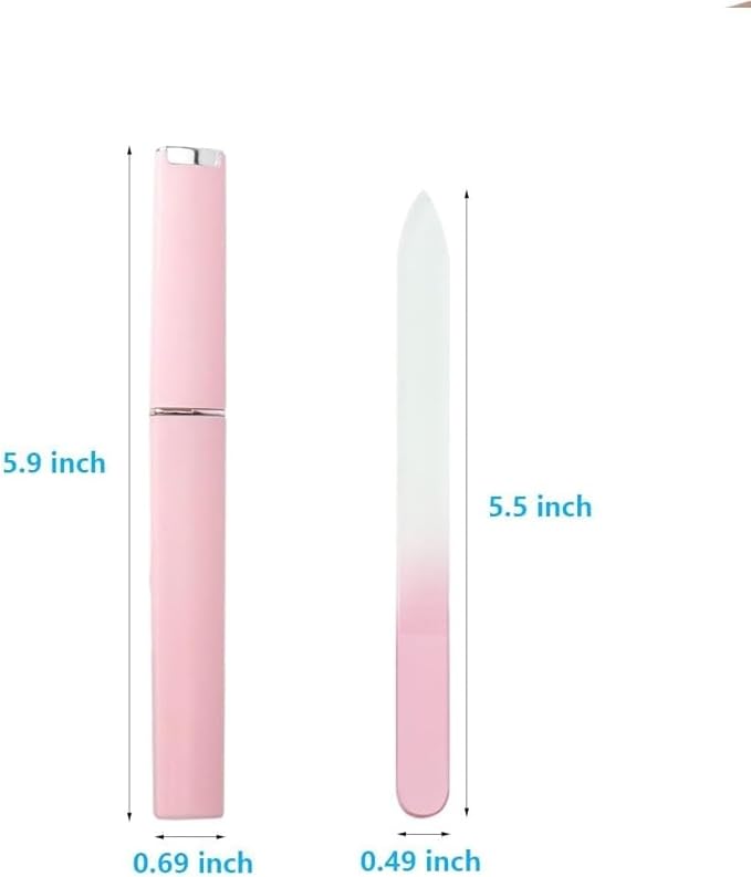 Glass Nail Filer with Case,