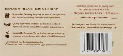 Celestial Seasonings Fruit Tea Sampler Herbal Variety Pack, Caffeine Free, 18 Tea Bags Box (Pack of 5)