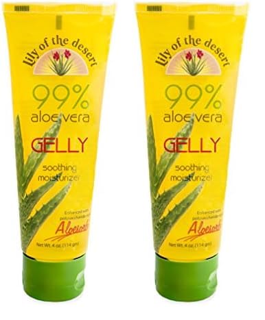 Lily Of The Desert Aloe Vera Gelly 4 oz Gel (Pack of 2)
