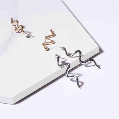 Vintage Snake Dangle Earrings Punk Snake Drop Earrings