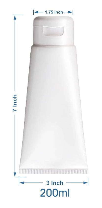 (4pcs per pack) 200ml WHITE Empty