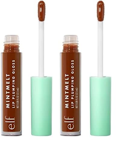 e.l.f. Mint Melt Lip Gloss, High-shine, Hydrating Lip Gloss,