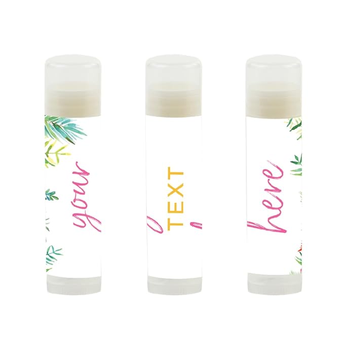 Andaz Press Personalized Lip Balm Party Garden