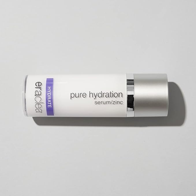 eraclea Pure Hydration Serum, Soothing Face Serum with Hyaluronic Acid and Zinc to Calm Redness and Irritated Skin, Ultra-Hydrating Anti-Wrinkle Hyaluronic Acid Serum for All Skin Types (1 fl oz)