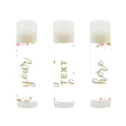 Andaz Press Personalized Lip Balm Party Glitter
