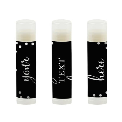 Andaz Press Personalized Lip Balm Party Black,