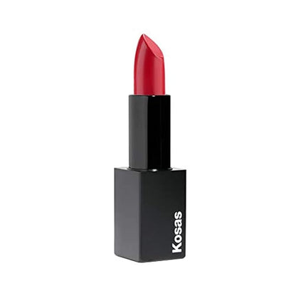 Kosas Weightless Lip Color Nourishing Satin Lipstick - High Impact Lip Color with Clean Formula - Comfy Feel & Soft Finish - Electra