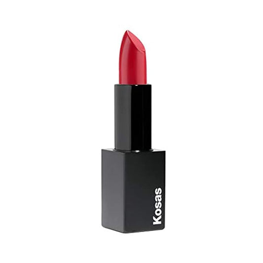 Kosas Weightless Lip Color Nourishing Satin Lipstick - High Impact Lip Color with Clean Formula - Comfy Feel & Soft Finish - Electra