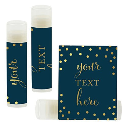 Andaz Press Personalized Lip Balm Party Blue,