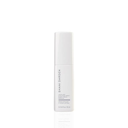 SHANI DARDEN SKIN CARE Lactic Acid Face Serum Travel Size, Active Night Serum to Help with the Look of Radiant and Smooth Skin, Gentle But Powerful Face Exfoliator, 0.34 fl oz