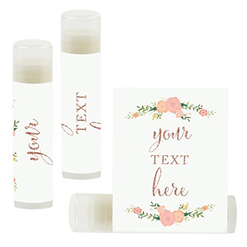 Andaz Press Personalized Lip Balm Party Florals,