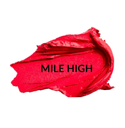 Hickey Lipstick Organic Mile High Perfect Red Lipstick REFILL - Moisturizing And Long Lasting Lipstick for Women - Gluten Free, Vegan And Organic - Highly Pigmented Velvet Finish