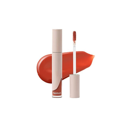 HEIMISH] Dailism Lip Gloss (Tangerine Coral) 0.99 oz/ 28 g | Long Lasting Highly Pigmentated Glossy Lip Color | Non-Sticky, Liquid Lipstick, Lip Gloss, Shimmery Vivid Color, Korean Makeup