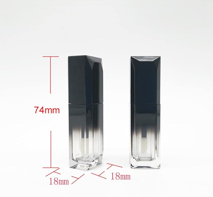 5 Pcs 5ml Gradient Color Empty Lip Gloss 5ml