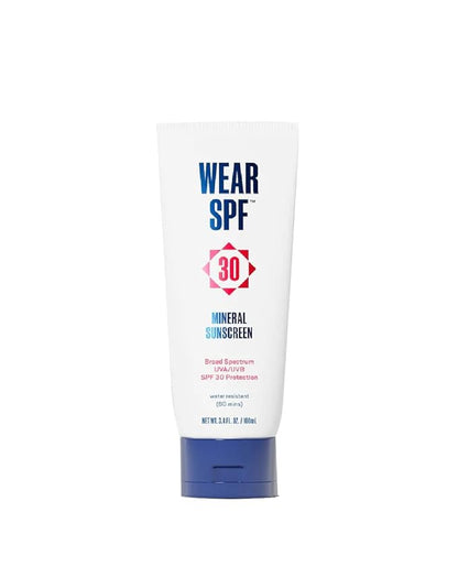 Mineral Sunscreen SPF 30 Broad Spectrum Sun Lotion for Face and Body Antioxidant-Infused, Chemical-Free and Formulated with Zinc Oxide for Powerful UVA/UVB Protection, 3.4 oz