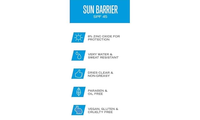 Zealios Sun Barrier SPF 45 - Pocket Packet - 10 Pack