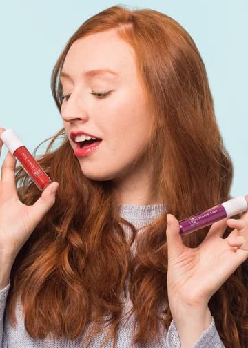 M2U NYC Lip Gloss, Lip Oil, Lip Gloss Set, Lipgloss, Clear Lip Gloss, Lip Makeup, Lip Plumper Gloss, Clear Lip Gloss, Multiple Colors (Unicorn Blood (red with glitter))