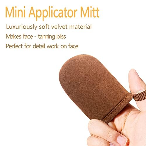 4 In 1 Self Tanning Mitt Applicator Kit Self Tanner Mitt Applicator Tanning Mitts Self Tanner Self Tanning Glove for Self Tan Mitt Applicator Sunless Tanner Mitt Self Tan mit Self Tanner Mit