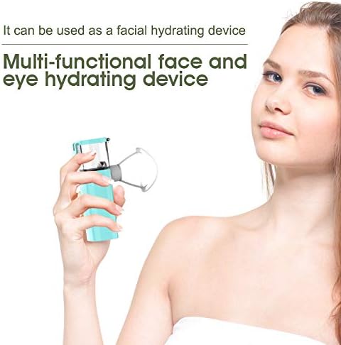 Nano Eye Mist Steam Sprayer Portable Compress for Relief Dry Eyes Eye Fatigue Products Eyelid Eye Care SPA Nebulizer Device Mini Face Eye Moisturizing Cleaning Soothing Steamer