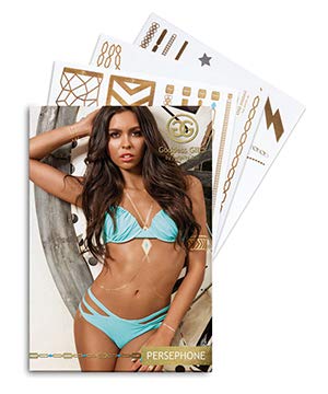 Persephone – Queen of the Underworld - Goddess Glitz Tattoo Jewelry (1 envelope)