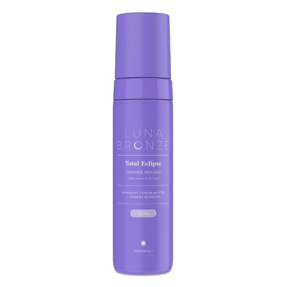 TOTAL ECLIPSE Sunless Hydrating Express Self Tan Foam Mousse - Organic Vegan Tanner, Dark/Deep Olive Finish, 6.7 fl. oz