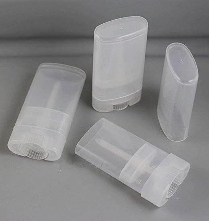 20PCS 15ml/0.5oz Empty Clear Plastic Oval